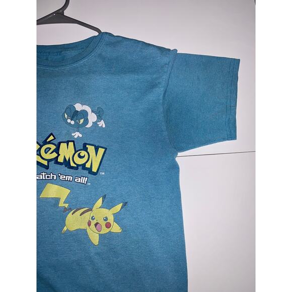Pokemon Starter Characters Blue Shirt - Size Kids 2XL (18) - Picture 8 of 8